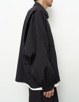 KON-BL02261 RAGLAN SLEEVES HALF-ZIP JACKET