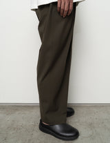 KON-PT03261 SUMMER WOOL 3-PLEATS SLACKS
