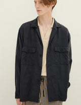 KS26SSH04 SILK MILITARY SHIRT JACKET