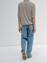 KSBS109DZ 5P ZIPPER FRONT DENIM PANTS