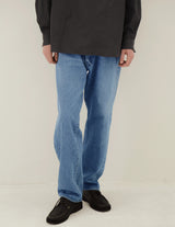 KSBS109DZ 5P ZIPPER FRONT DENIM PANTS