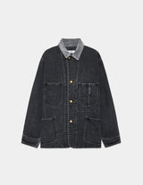 M25C02BL11C ORGANIC COTTON 13.5OZ SELVEDGE DENIM COVERALL JACKET