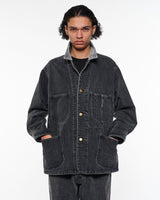 M25C02BL11C ORGANIC COTTON 13.5OZ SELVEDGE DENIM COVERALL JACKET