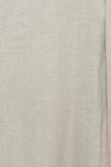 A23B-07SH01B HEMP SHIRTING OPEN COLLAR S/S SHIRT