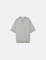 M23A-12CS02B RECYCLE SUVIN ORGANIC COTTON KNIT V GUSSET CREW NECK