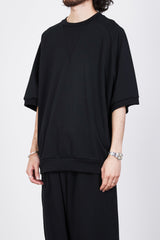 M23A-12CS02B RECYCLE SUVIN ORGANIC COTTON KNIT V GUSSET CREW NECK