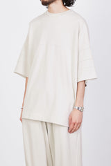 M23A-12CS03B RECYCLE SUVIN ORGANIC COTTON KNIT FOOTBALL TEE WIDE