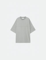 M23A-12CS03B RECYCLE SUVIN ORGANIC COTTON KNIT FOOTBALL TEE WIDE