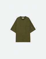 M23A-12CS03B RECYCLE SUVIN ORGANIC COTTON KNIT FOOTBALL TEE WIDE