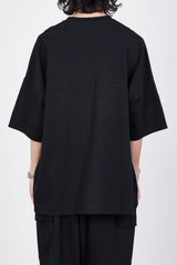 M23A-12CS03B RECYCLE SUVIN ORGANIC COTTON KNIT FOOTBALL TEE WIDE