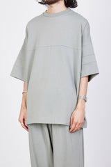 M23A-12CS03B RECYCLE SUVIN ORGANIC COTTON KNIT FOOTBALL TEE WIDE