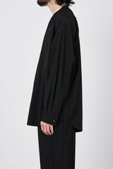 M23B-01SH01C SUPER120’S WOOL WASHER TROPICAL BAND COLLAR SKIPPER SHIRT