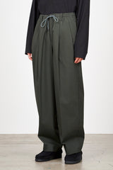 A23C-02PT01C ORGANIC COTTON GABARDINE DOUBLE PLEATED EASY