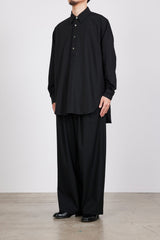 A24A-09SH02C ORGANIC GIZA TYPEWRITER W COLLAR LONG SHIRT