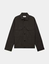 A25A02SH01C ORGANIC GIZA TYPEWRITER-CLOTH TAILORED SHIRT JACKET