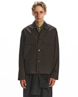 A25A02SH01C ORGANIC GIZA TYPEWRITER-CLOTH TAILORED SHIRT JACKET
