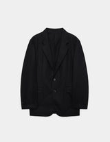 A25A05JK01C ORGANIC COTTON VOILE YARN TWILL ALBERT JACKET