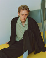 A25A15SH01C 80/1 HEMP TYPEWRITER-CLOTH UTILITY SHIRT