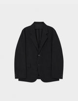 A26A16JK01C ORGANIC COTTON VOILE YARN TWILL SACK COAT
