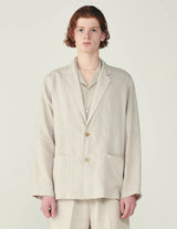 A26B05JK01C HEMP SHIRTING SHIRT JACKET