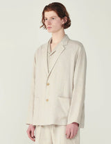 A26B05JK01C HEMP SHIRTING SHIRT JACKET