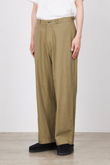 M23D-06PT01C ORGANIC COTTON GABARDINE U.S.ARMY CHINO TROUSERS
