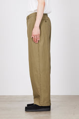 M23D-06PT01C ORGANIC COTTON GABARDINE U.S.ARMY CHINO TROUSERS