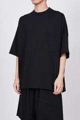 M24A-18CS03B 20/1 RECYCLE SUVIN ORGANIC COTTON KNIT POCKET TEE