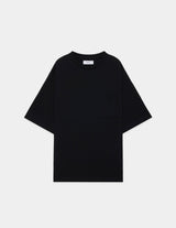 M25A20CS02B 20/1 RECYCLE SUVIN ORGANIC COTTON KNIT LOOSE FIT POCKET TEE