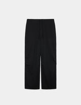 M26A16PT01C ORGANIC COTTON HIGH TWISTED DOBBY CLOTH KNEE TUCK PANTS