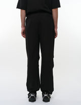 M26A16PT01C ORGANIC COTTON HIGH TWISTED DOBBY CLOTH KNEE TUCK PANTS