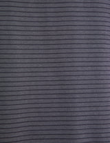 M26B12CS01B ORGANIC COTTON HIGH TWIST KNIT BORDER CREW NECK TEE
