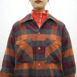 MA-S-701 WOOL CHECK BIG SHIRT