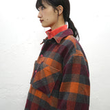 MA-S-701 WOOL CHECK BIG SHIRT