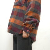 MA-S-701 WOOL CHECK BIG SHIRT