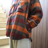 MA-S-701 WOOL CHECK BIG SHIRT