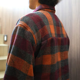 MA-S-701 WOOL CHECK BIG SHIRT
