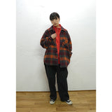 MA-S-701 WOOL CHECK BIG SHIRT