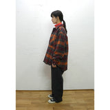 MA-S-701 WOOL CHECK BIG SHIRT