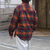 MA-S-701 WOOL CHECK BIG SHIRT