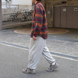 MA-S-701 WOOL CHECK BIG SHIRT