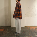 MA-S-701 WOOL CHECK BIG SHIRT