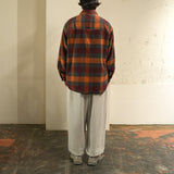 MA-S-701 WOOL CHECK BIG SHIRT