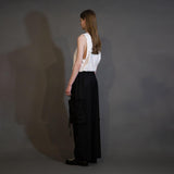 MBL-CGPT MACHINE WASHABLE WOOL BIG POCKET PANTS