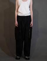 MBL-CGPT MACHINE WASHABLE WOOL BIG POCKET PANTS