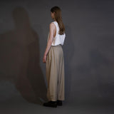 MBL-EZPT MACHINE WASHABLE WOOL WIDE EASY PANTS