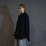 MBL-SH01 COTTON × CASHMERE OVERSIZE SHIRT
