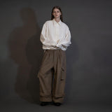 MBL-SH01 COTTON × CASHMERE OVERSIZE SHIRT