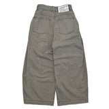 MBL-USED DENIM 12OZ DENIM SIDE TUCK WIDE PANTS USED