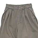 MBL-USED DENIM 12OZ DENIM SIDE TUCK WIDE PANTS USED